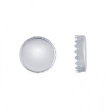 10mm .925 Sterling Silver Bezel Cups