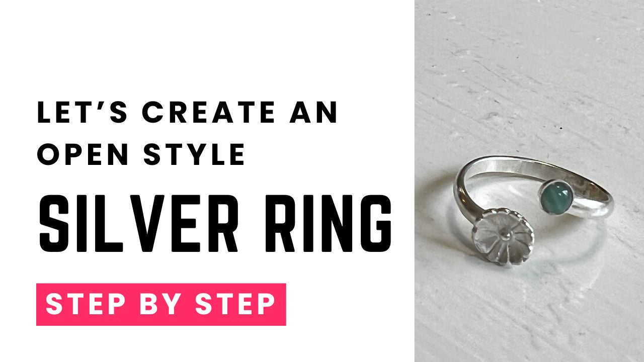 Jewelry Making Kit: Sterling Silver Open Style Ring Kit