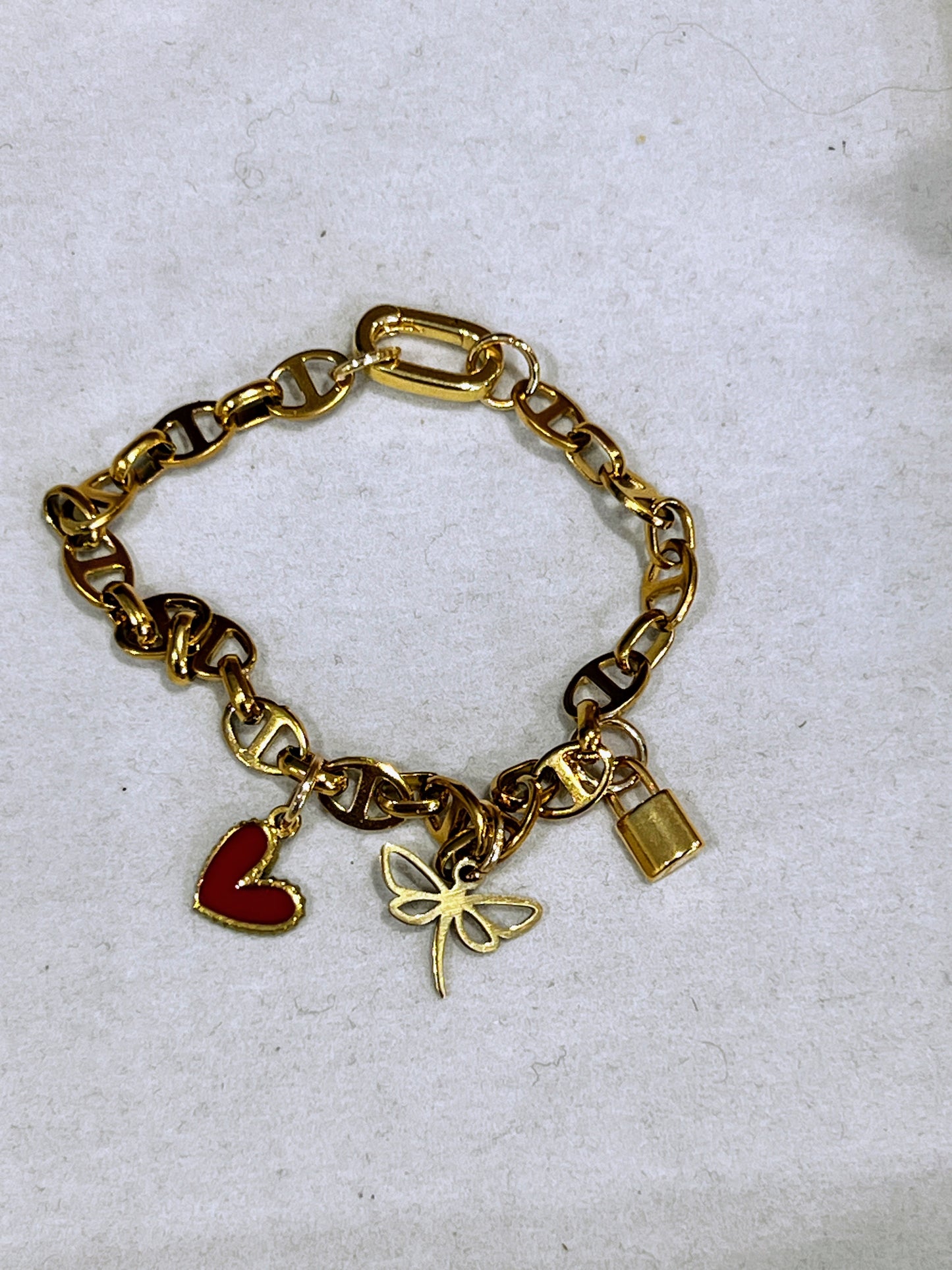 Custom made charm bracelet