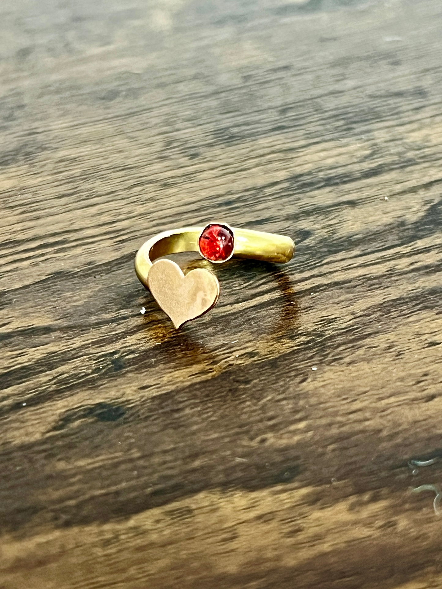 Open style sterling ring