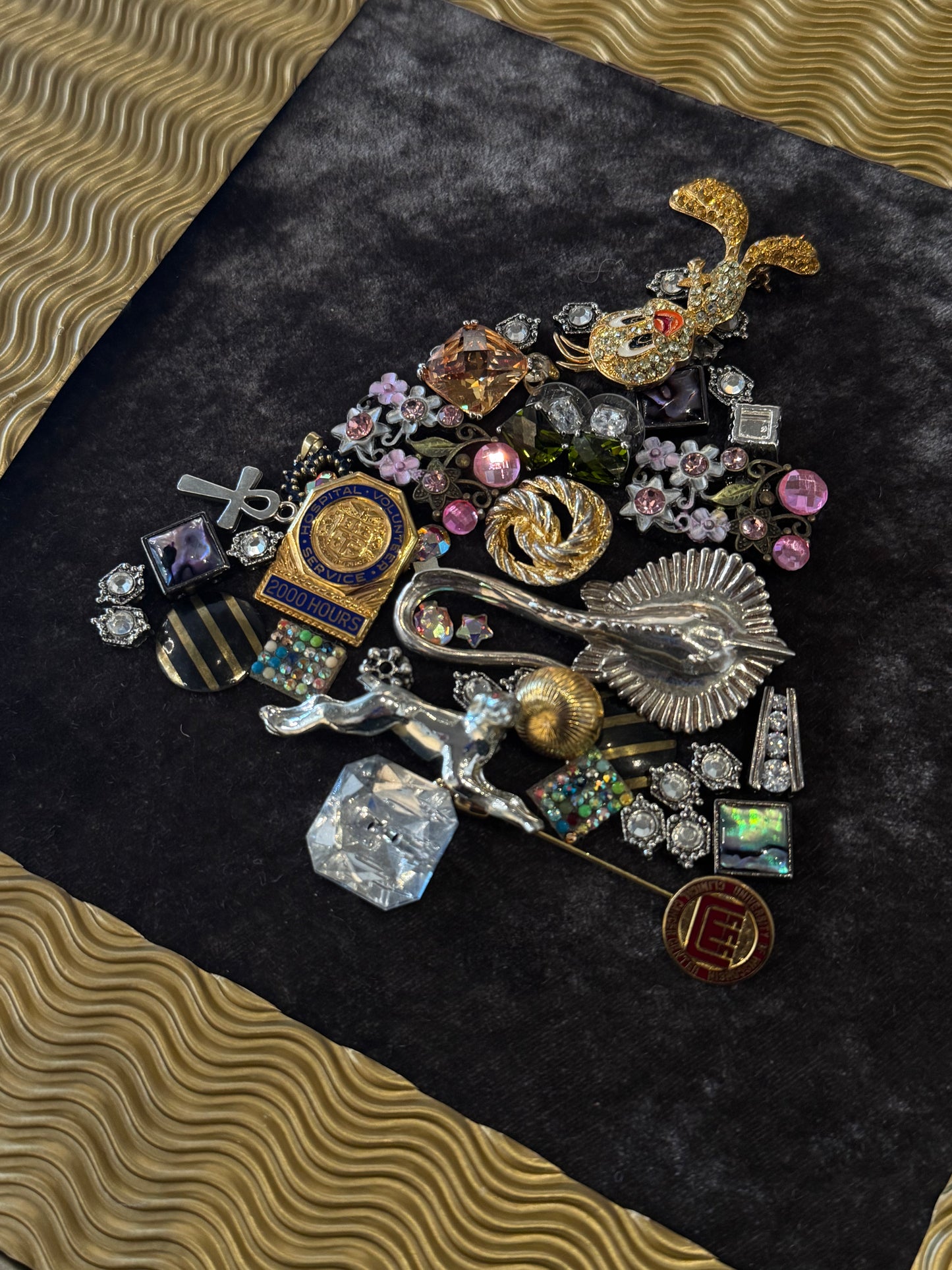 Sip & Make: Junk Jewelry Christmas Tree Workshop