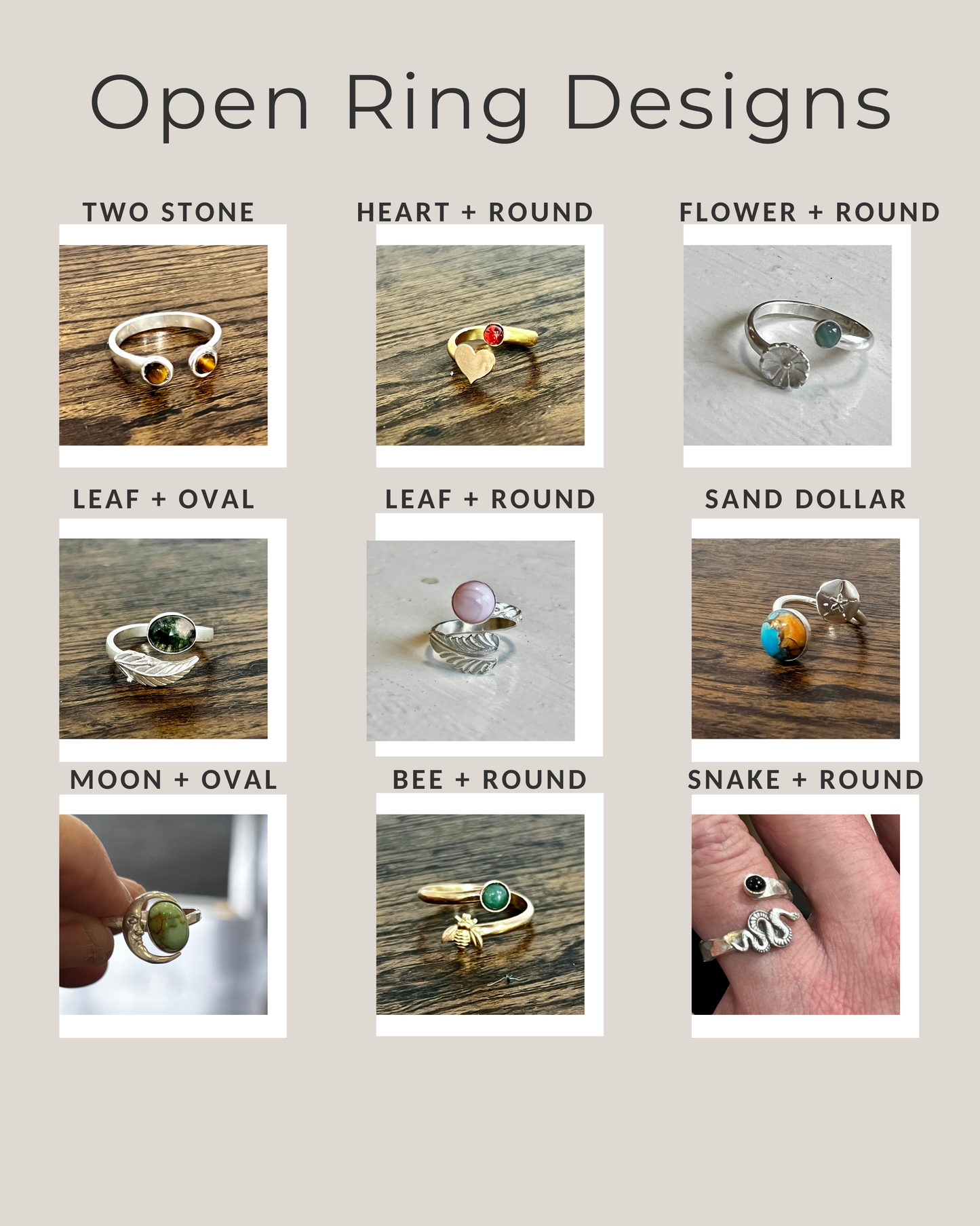 Jewelry Making Kit: Sterling Silver Open Style Ring Kit