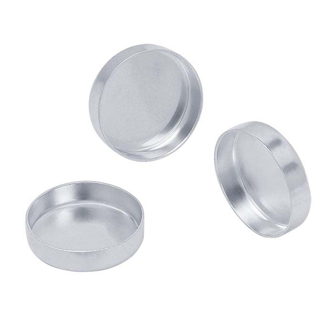 10mm .925 Sterling Silver Bezel Cups