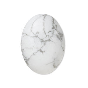 30x22 White Howlite Gemstone