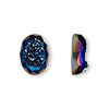 14x10 colored Druzy gemstone