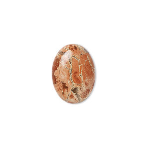 25x18 (mm) oval Spotted Chalcedony stone