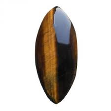22x8 mm oval Tiger's Eye stone