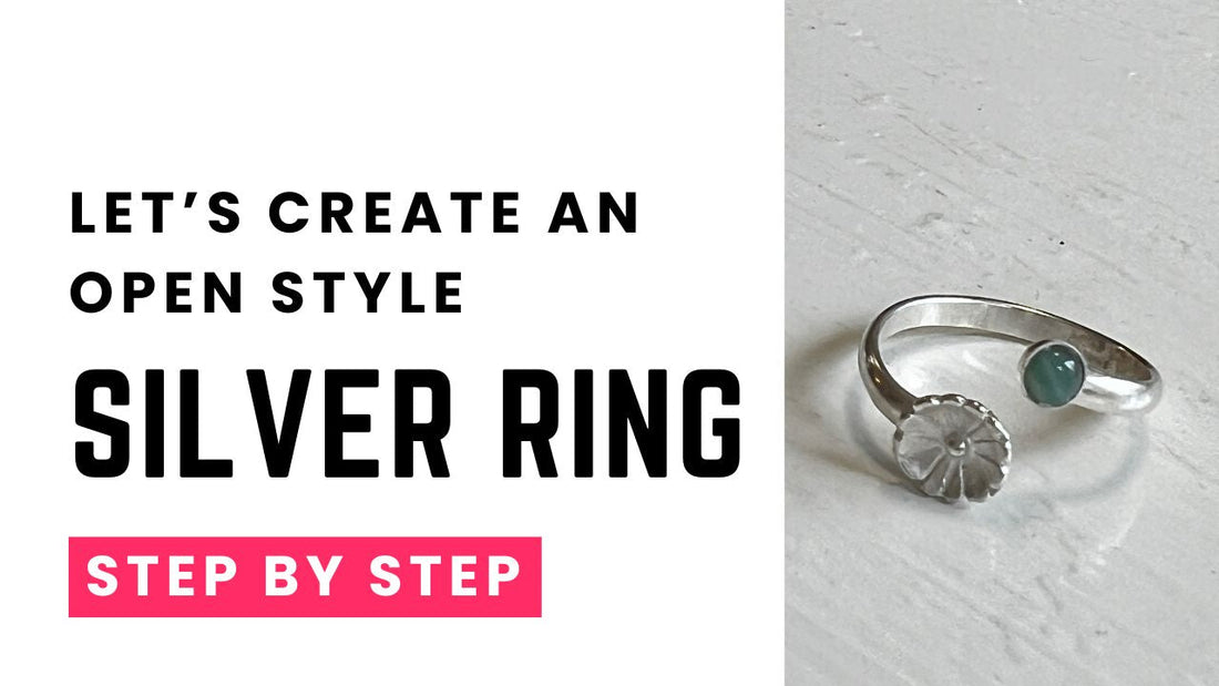 Tutorial video: How to make an open style sterling silver ring