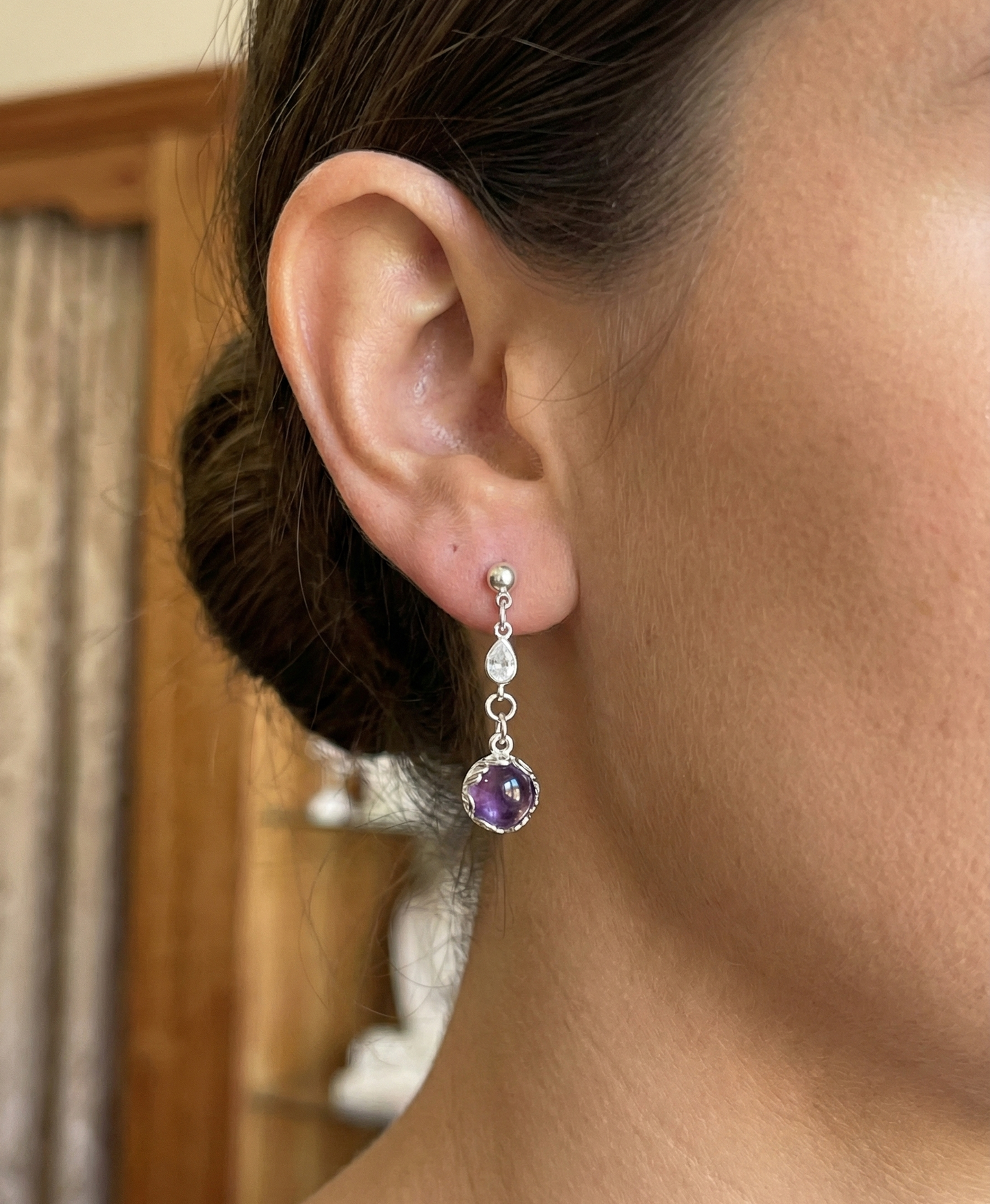 Amethyst Drop Earrings