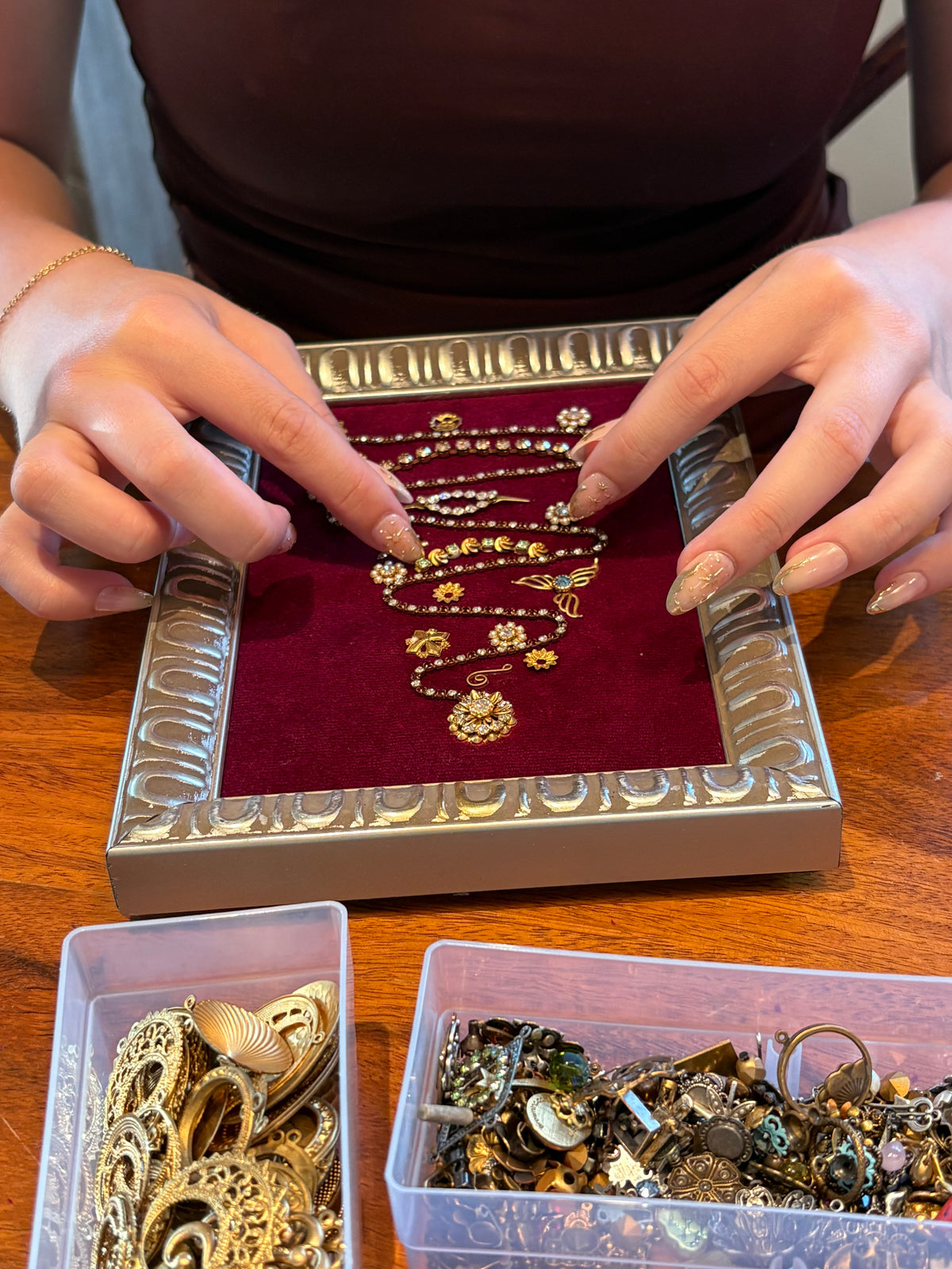 Sip & Make: Jewelry Christmas Tree Workshop