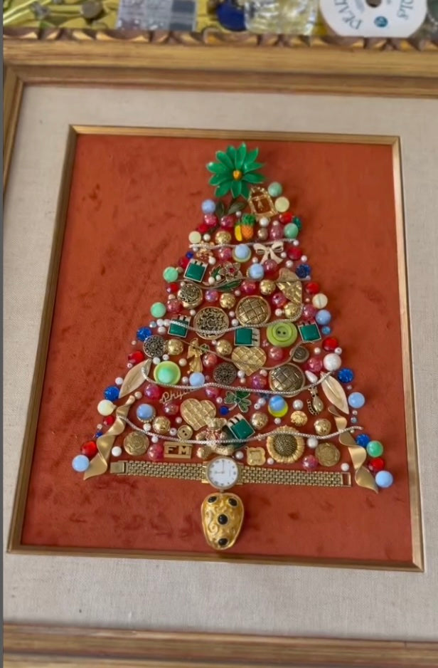 Sip & Make: Junk Jewelry Christmas Tree Workshop