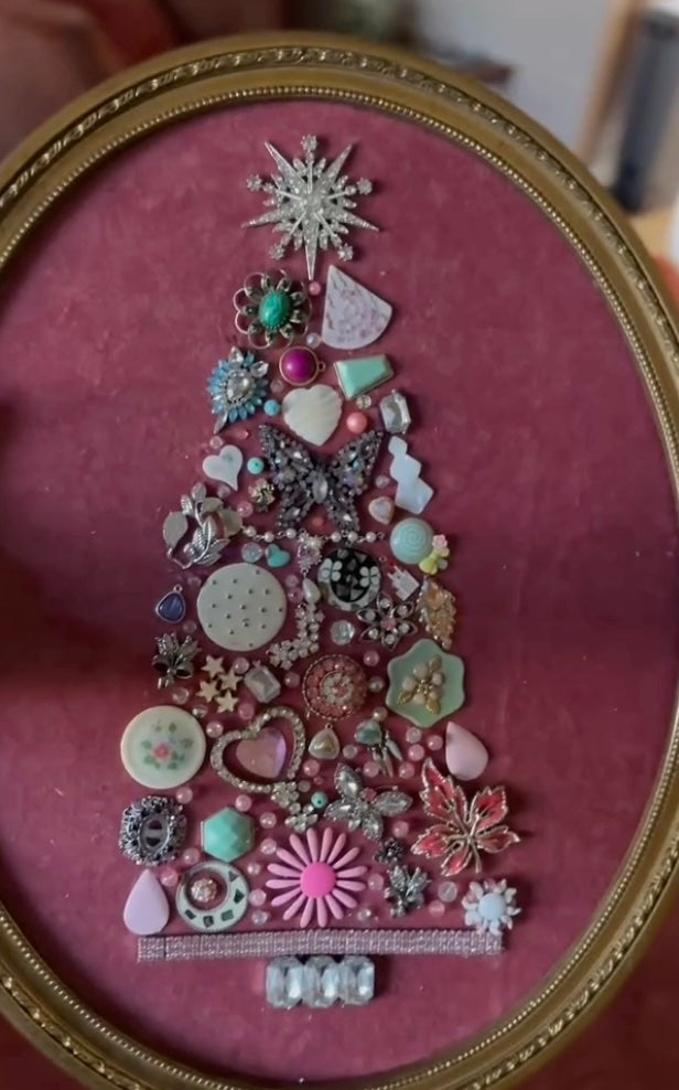 Sip & Make: Junk Jewelry Christmas Tree Workshop