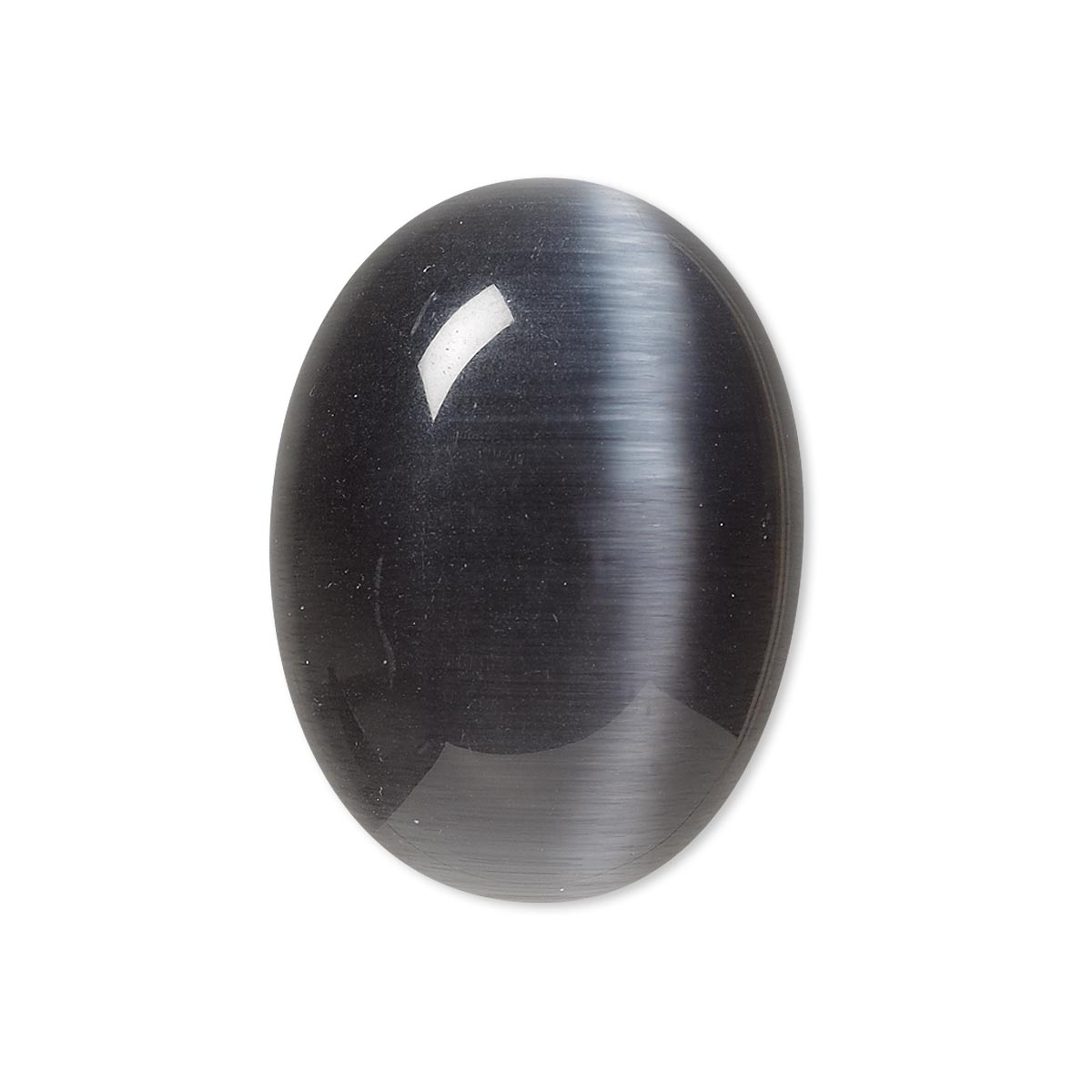 30x22 Black Cat's Eye glass stone