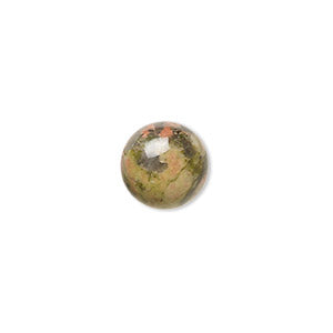 10mm small round Unakite Stone