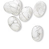 14x10 (mm) oval White Howlite gemstone