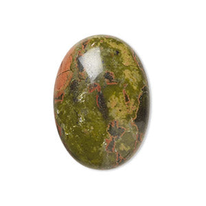 25x18 oval Unakite stone