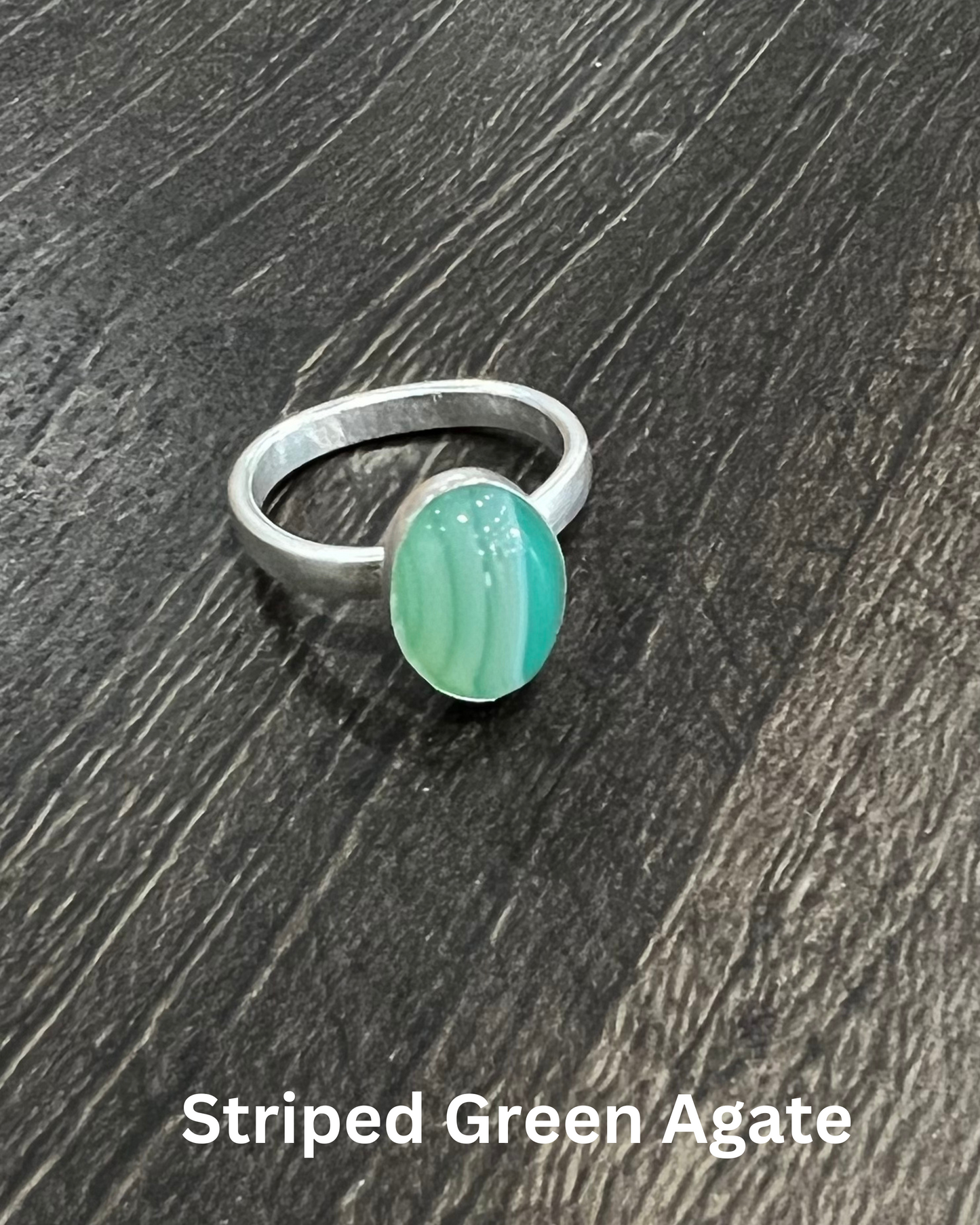 Striped Agate ring