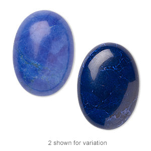 25x18 oval Blue Lapis Howlite gemstone