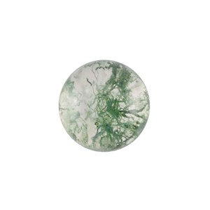 10mm Moss Agate gemstone (round and pear)