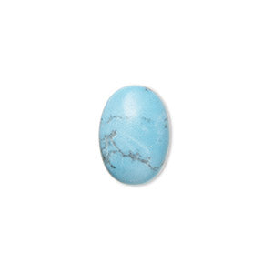 25x18 (mm) oval Turquoise stone