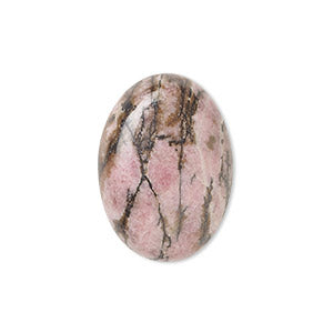 25x18 oval pink Rhodonite Stone