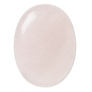 30x22mm large oval pink Rose Quartz