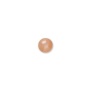 10mm small round Peach Moonstone